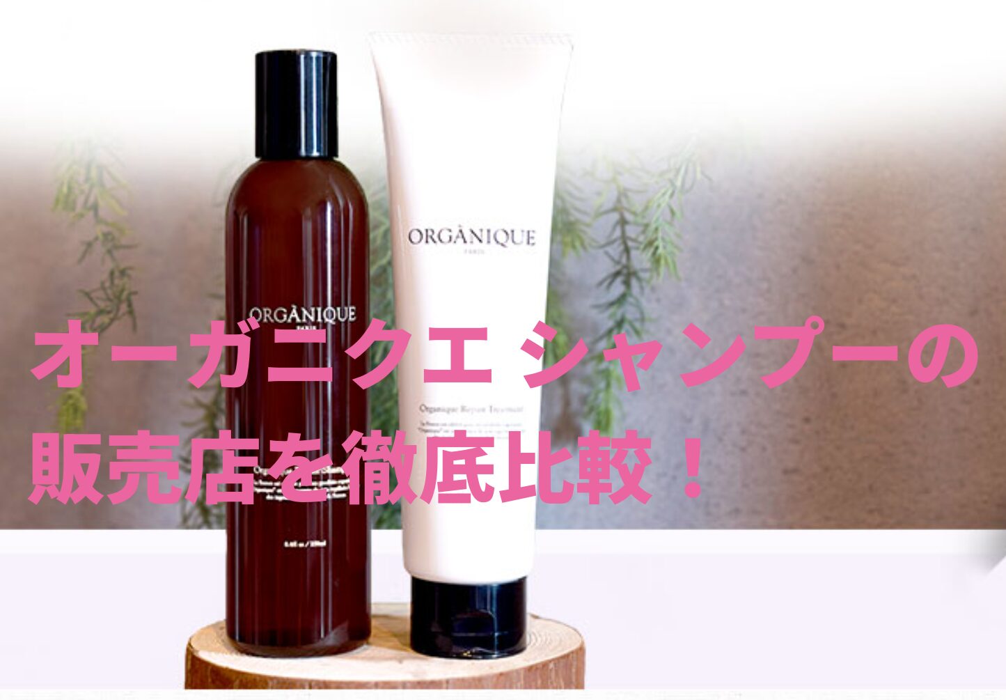 オーガニクエ シャンプーの販売店を徹底比較！